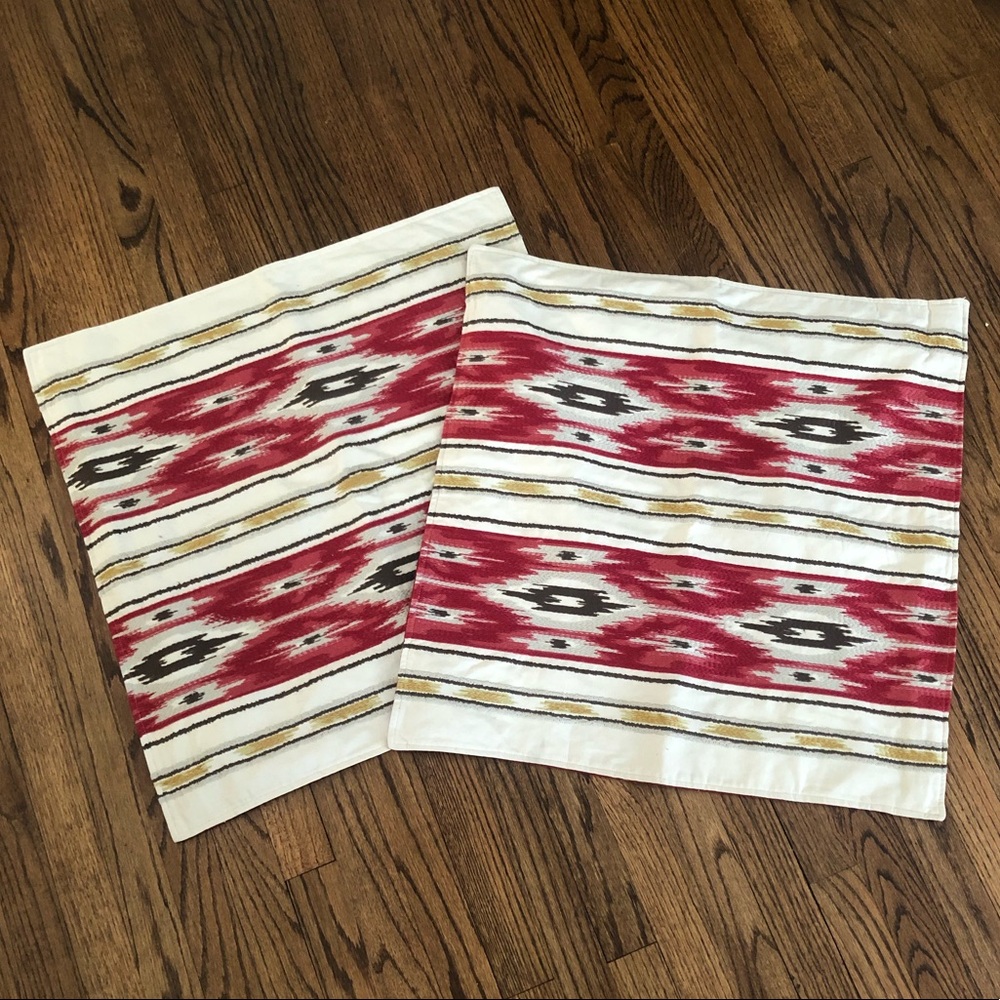 Pottery Barn set of 2 pillow covers- Brand new!